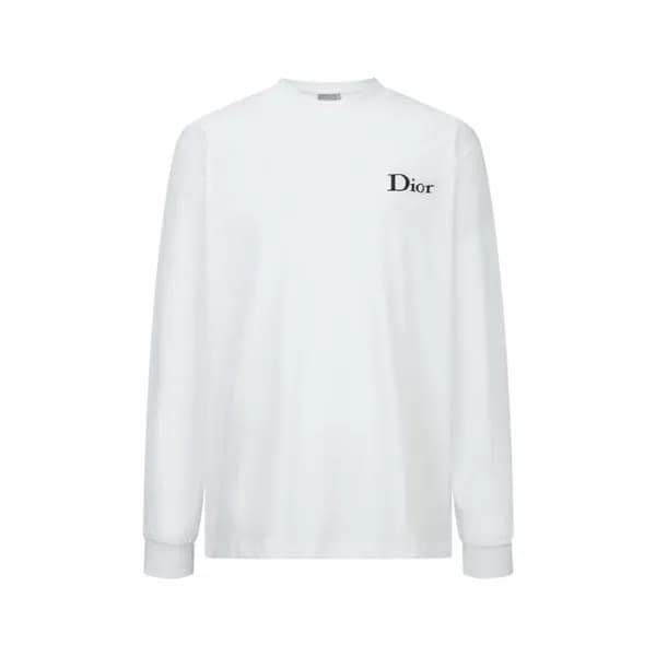 디올 남성 라운드 긴팔티 - Dior Mens Round Tshirt - dic17003x - 1