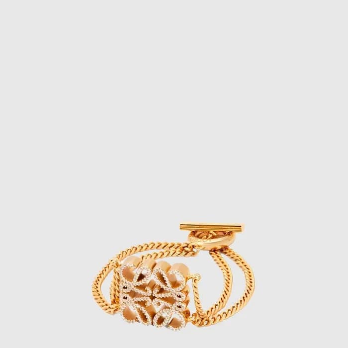 로에베 여성 페이브 애너그램 브레이슬릿 - Loewe Womens Pave Anagram Bracelet - acc9991x - 1