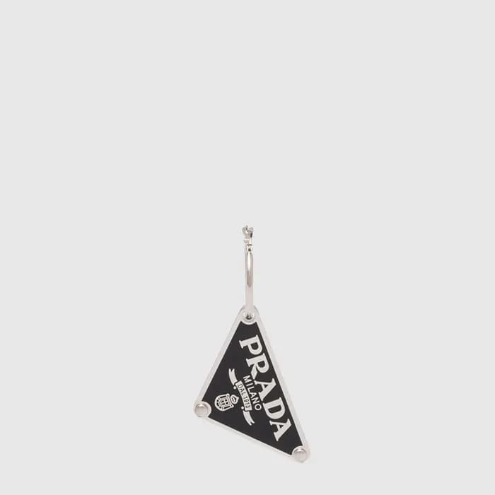 프라다 여성 스말토 보석 펜던트 이어링 - Prada Womens Smalto Gemstone Pendant Earring - acc10296x - 1