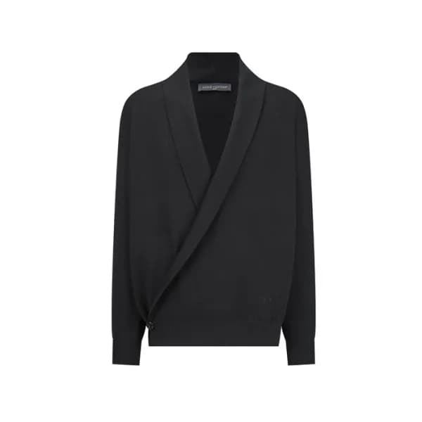 루이비통 남성 브이넥 가디건 - Louis vuitton Mens V-neck Cardigan - lvc18123x - 1