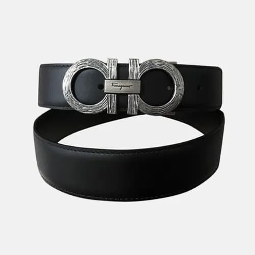 Ferragamo 2019 Mens Vintage Buckle Leather Belt - … - 1
