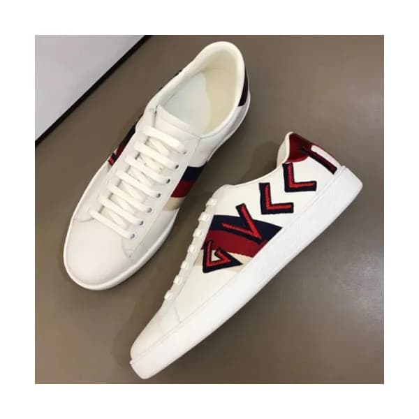 GUCCI 2018 MENS LEATHER SKEAKERS - 구찌 남성 레더 스니커즈 G… - 1