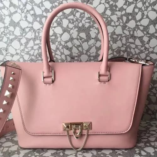 Valentino Garavani Demilune Leather Tote Shoulder … - 1
