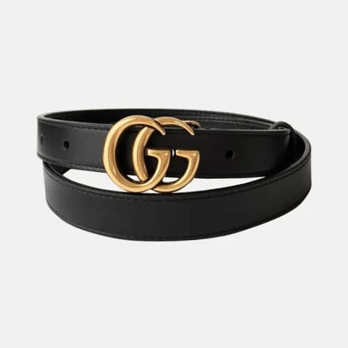 Gucci 2019 Ladies GG Buckle Leather Belt - 구찌 신상 여… - 1