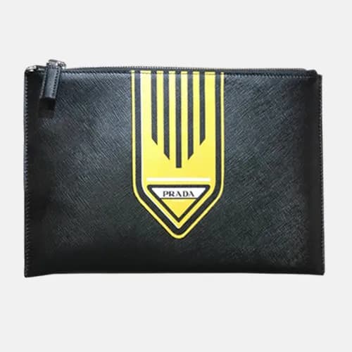 Prada Saffiano Mens Clutch Bag ,28CM - 프라다 사피아노 남성… - 1