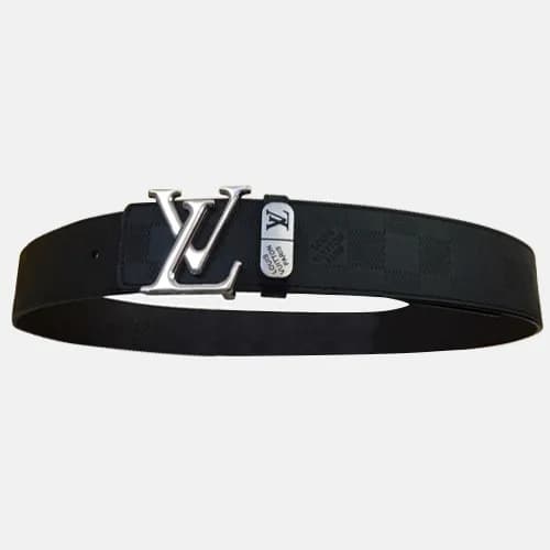 Louis vuitton 2019 Mens Initial Logo Leather Belt … - 1