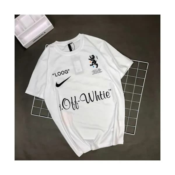 Nike x Off-white 2019 Mm/Wm Logo Crew - neck Cotto… - 1