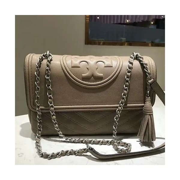 Tory Burch Fleming Distressed Convertible Leather … - 1