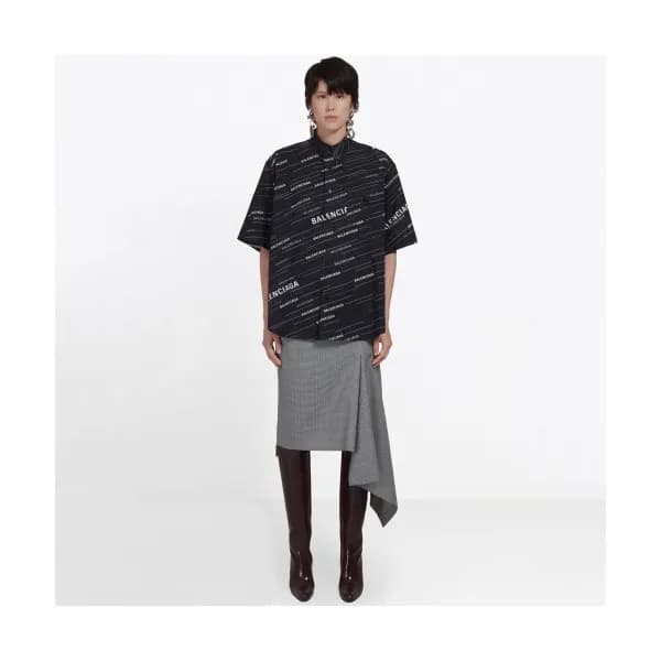 Balenciaga Mens Short Sleeved Tshirt - 발렌시아가 남성 반팔… - 1
