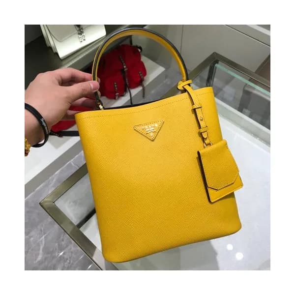 Prada 2019 Double Saffiano Tote Shoulder Bag,23cm … - 1