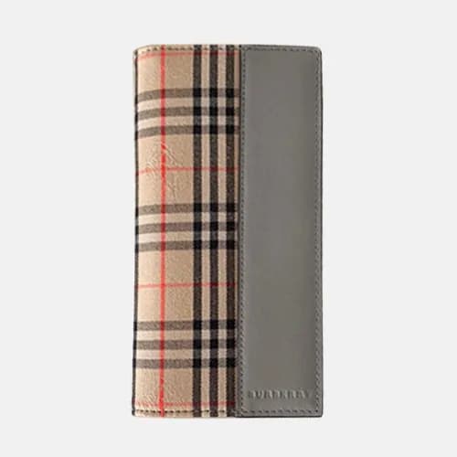 Burberry 2019 Check Leather Wallet - 버버리 체크 레더 남성용… - 1