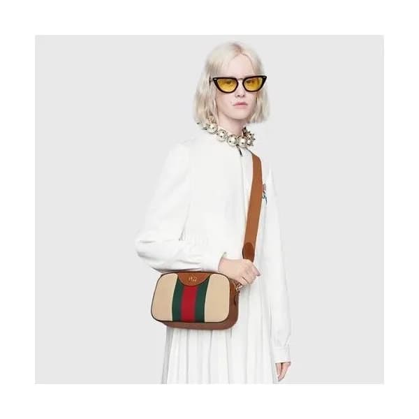 [빈티지]Gucci 2019 Ophidia Canvas Shoulder Bag ,24.5C… - 1
