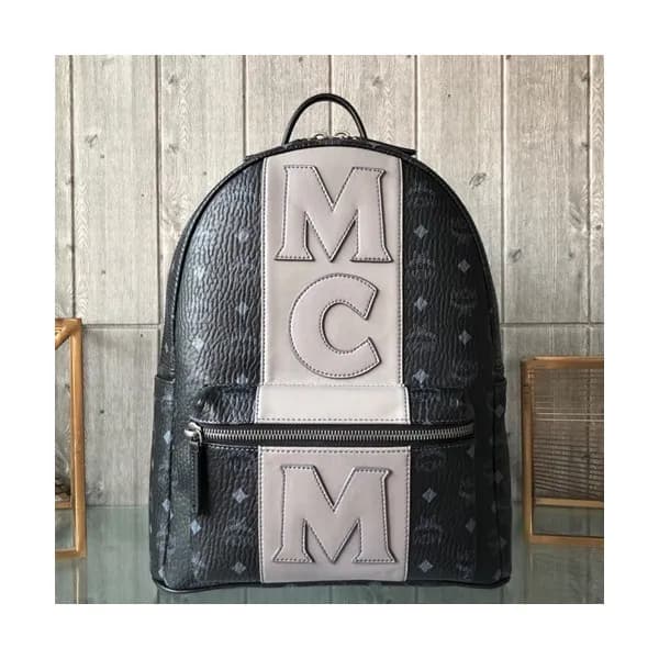 MCM 2019 Stark Visetos Back Pack,26/34cm - 엠씨엠 201… - 1