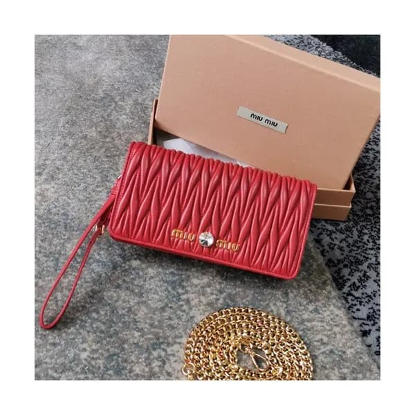 MiuMiu 2019 Matelasse Chain Shoulder Cross Bag /… - 1