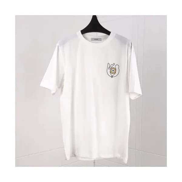 Loewe 2019 Mens Graffity Cotton Short Sleeved Tshi… - 1