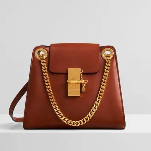 Chole 2019 Annie Leather Shoulder Bag, 22cm - 끌로에… - 1