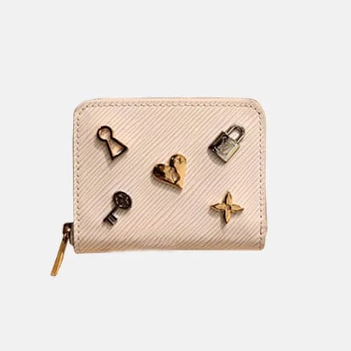 Louis Vuitton 2019 Love Lock Zippy Epi Wallet M639… - 1