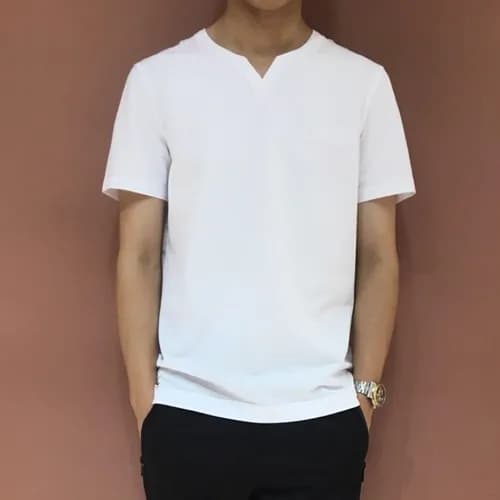 Emporio Armani 2019 Mens otton Short Sleeved Tshir… - 1