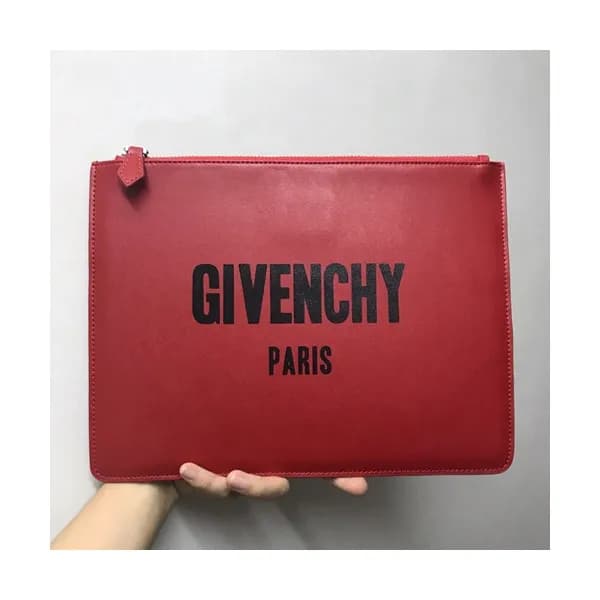 Givenchy 2019 Leather Clutch Bag,30cm - 지방시 2019 레… - 1