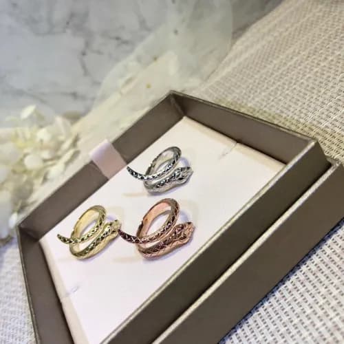 BULGARI Ring -불가리 여성용 18K 도금 골드 반지 BUL0061.컬러(옐로우… - 1