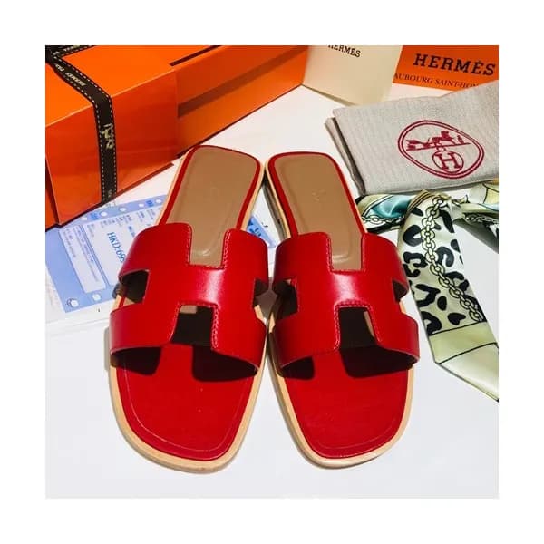 Hermes 2019 Ladies Oasis Leather Slipper - 에르메스 20… - 1