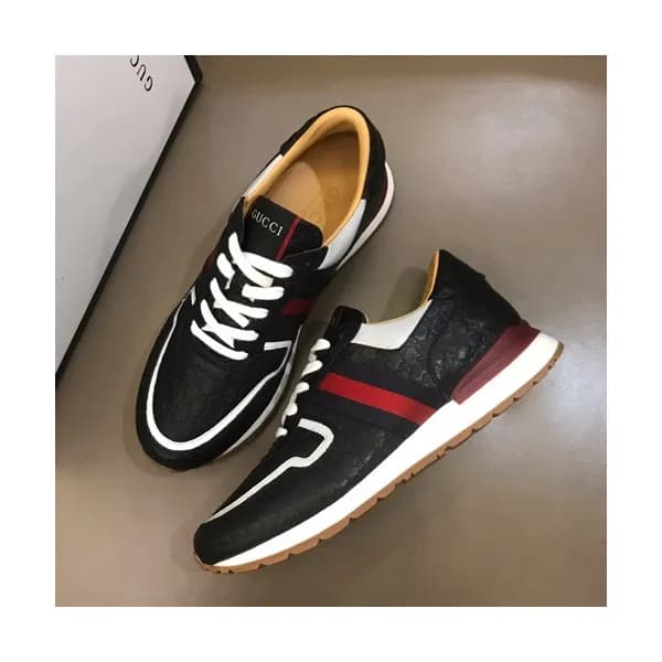 Gucci 2019 Mens Leather Sneakers - 구찌 2019 남성용 레더 … - 1