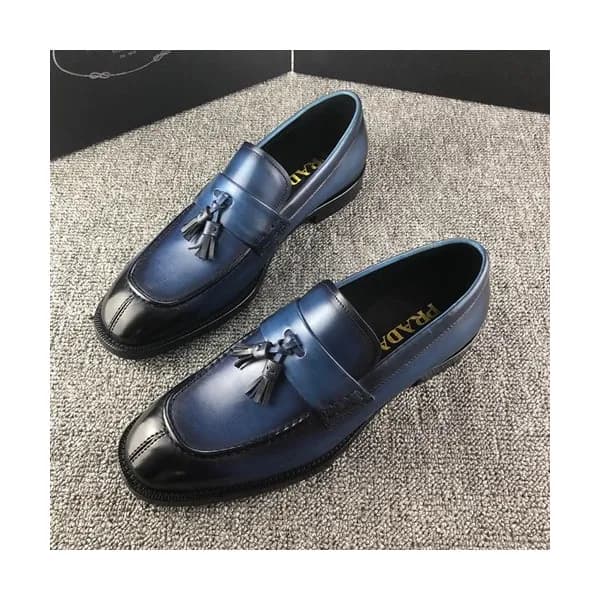 Prada 2019 Mens Leather Shoes - 프라다 2019 남성용 레더 슈즈… - 1
