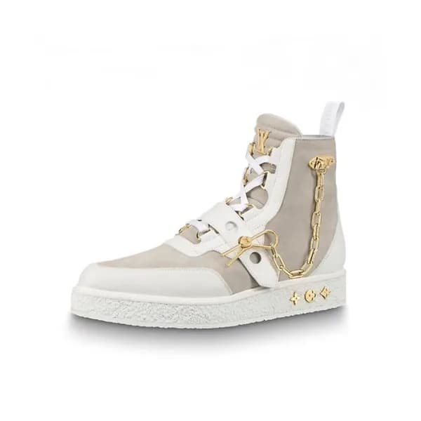 Louis Vuitton 2019 Mm / Wm Suede Boots Sneakers - … - 1