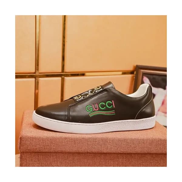 Gucci 2019 Mens Leather Sneakers - 구찌 2019 남성용 레더 … - 1