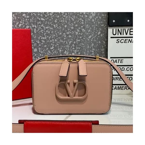 Valentino 2019 Vsling Leather Camera Shoudler Bag,… - 1