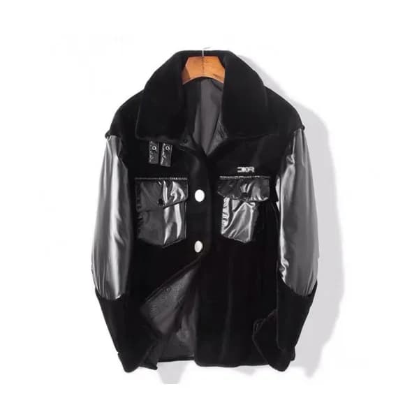 Dior 2019 Mens Logo Modern Casual Flannel Jacket -… - 1