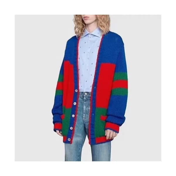 Gucci Mm/Wm Trendy V-neck Cardigan - 구찌 2020 남자 트렌… - 1