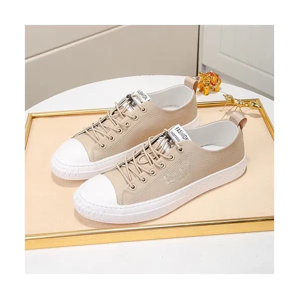 Versace 2020 Mens Leather Sneakers - 베르사체 2020 남성용… - 1