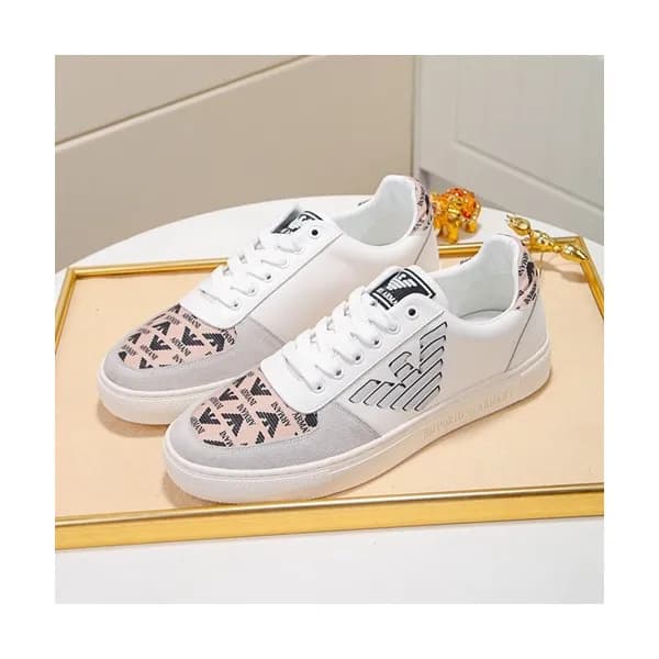 Armani 2020 Mens Leather Sneakers - 알마니 2020 남성용 … - 1