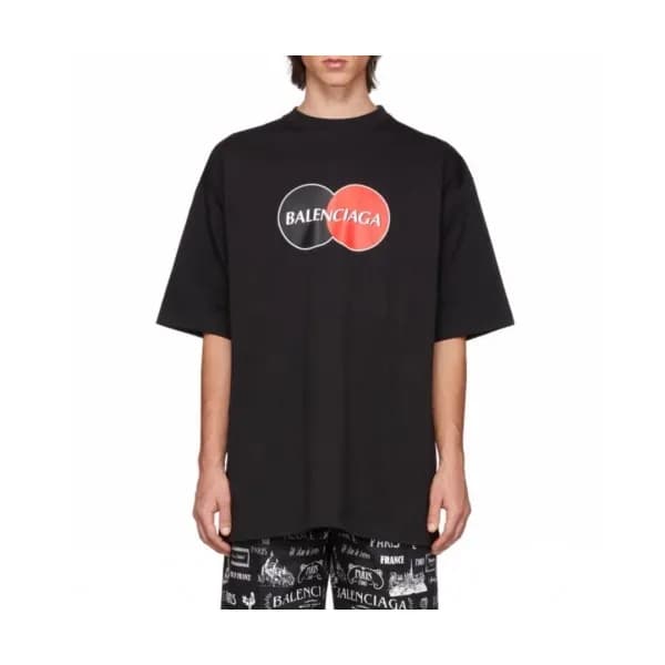 [발렌시아가]Balenciaga 2020 Mm/Wm Logo Cotton Short Sle… - 1