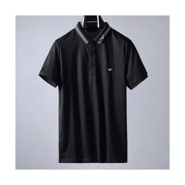 [알마니]Armani 2020 Mens Logo Silket Short Sleeved Ts… - 1