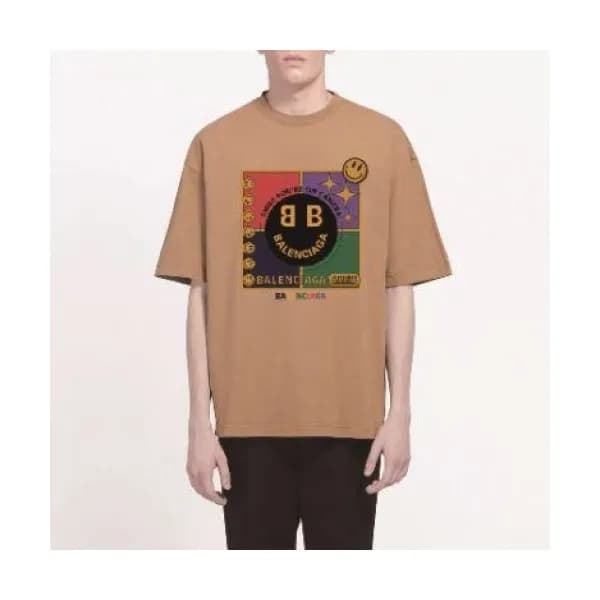 [발렌시아가]Balenciaga 2020 Mm/Wm Logo Cotton Short Sle… - 1