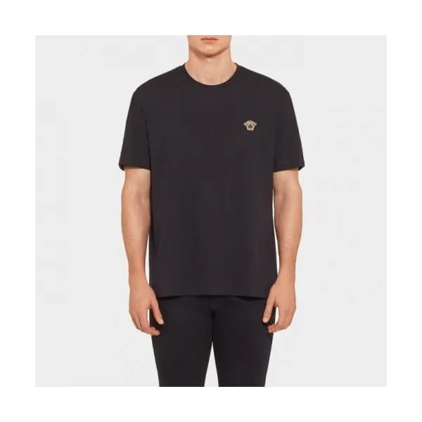 [베르사체]Versace 2020 Mens Logo Silket Short Sleeved … - 1