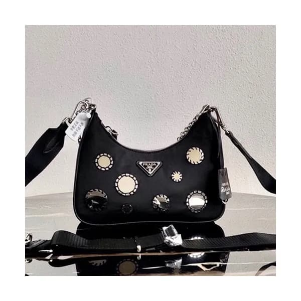 Prada 2020 Hobo Shoulder Bag,22CM - 프라다 2020 호보 숄더… - 1