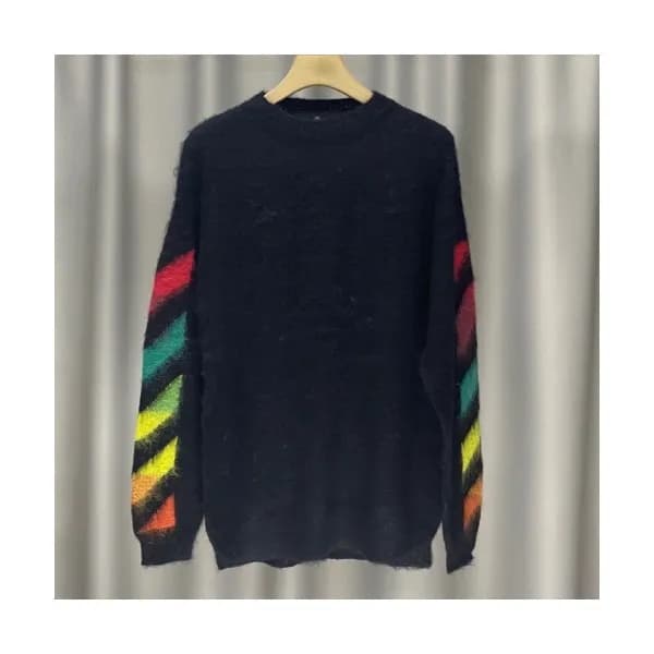 [오프화이트]Off-white 2020 Mm/Wm Brush Mohair Knit Swea… - 1
