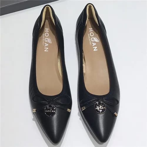Hogan 2020 Women's Leather Middle Heel Shoes -… - 1