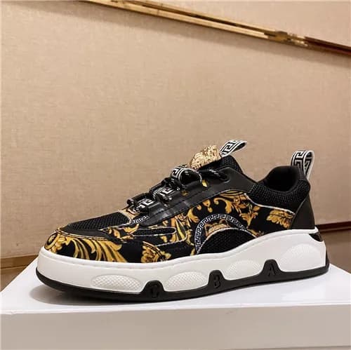 Versace 2020 Men's Leather Sneakers - 베르사체 202… - 1