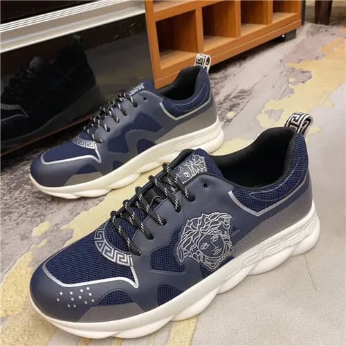 Versace 2021 Men's Leather Sneakers - 베르사체 202… - 1