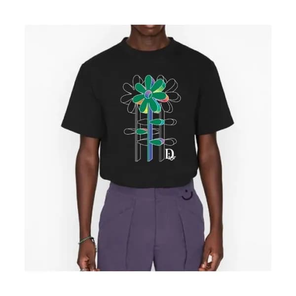 [디올]Dior 2021 Mm/Wm Casual Crew-neck Short Sleeved… - 1