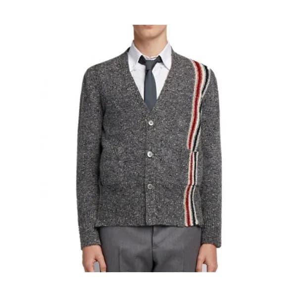 [톰브라운]Thom Browne 2021 Mens Strap V-neck Cardigan … - 1