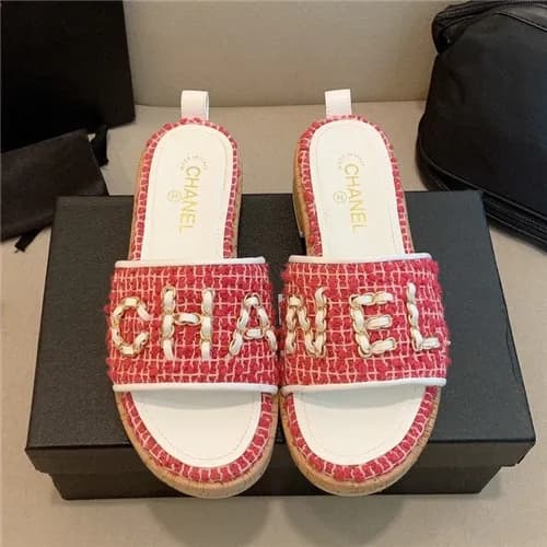 Chanel 2021 Women's Embroidery Slipper,CHAS062… - 1