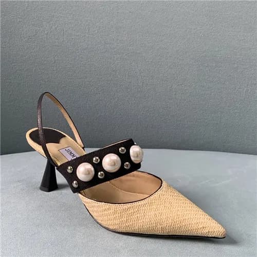 Jimmy Choo 2021 Women's Leather High Heel Sand… - 1