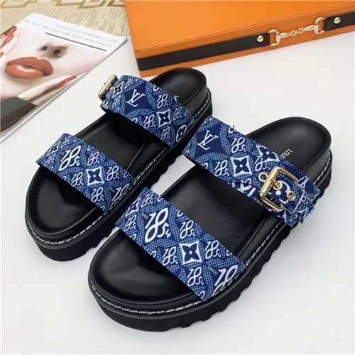 Louis Vuitton 2021 Women's Canvas Slipper,LOUS… - 1