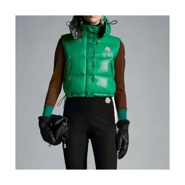 Moncler Womens Patch Logo Modern Duck Down Paddin… - 1