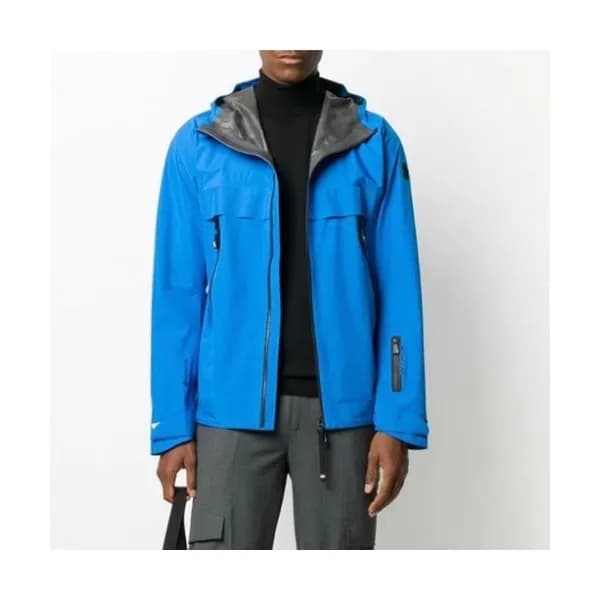 Moncler Mens Logo Casual Jackets Blue - 몽클레어 2021… - 1